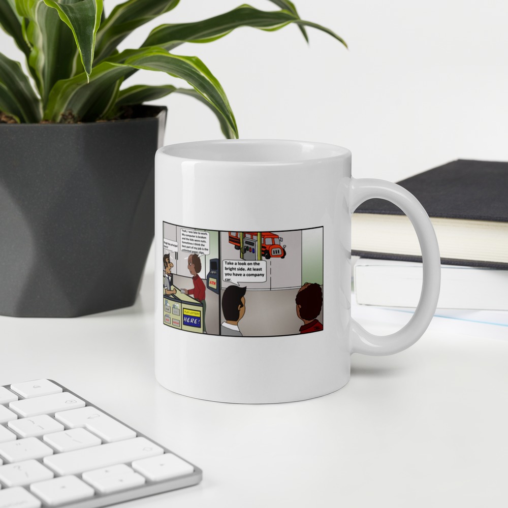 White Glossy Mug