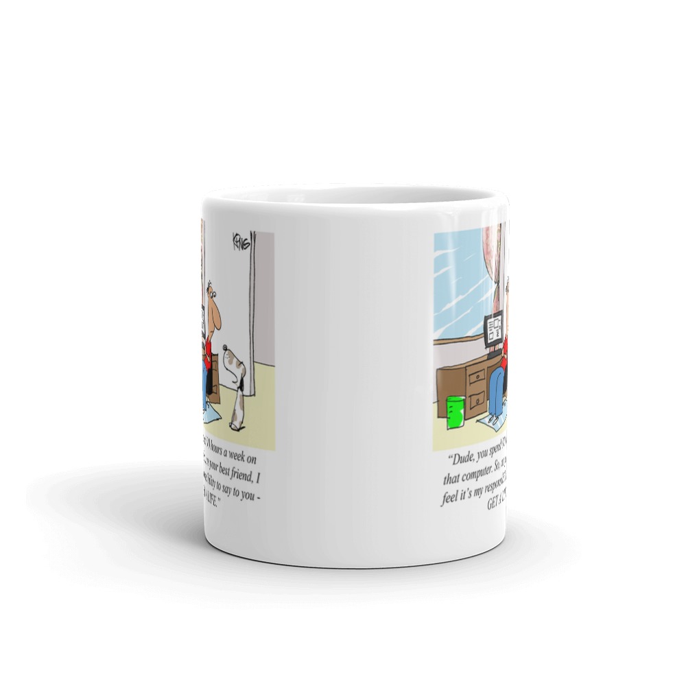 White Glossy Mug