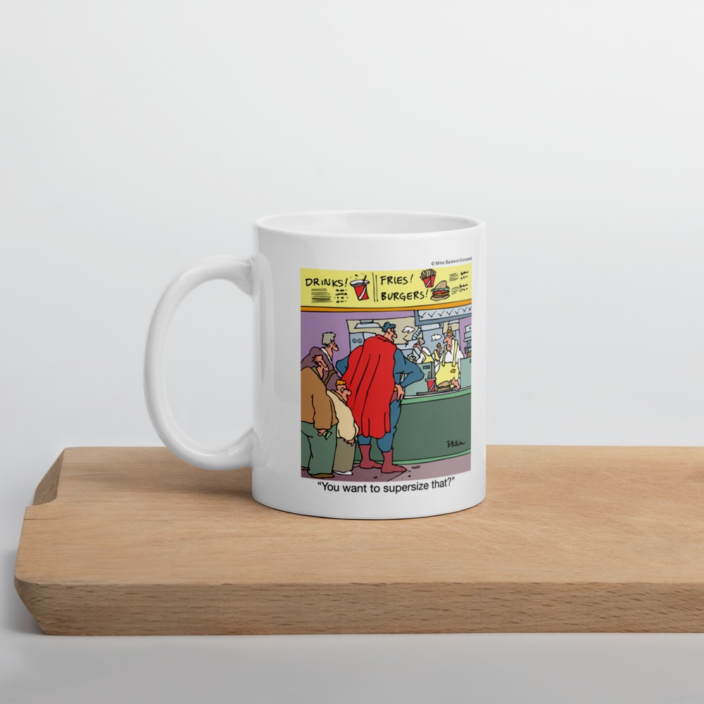 White Glossy Mug
