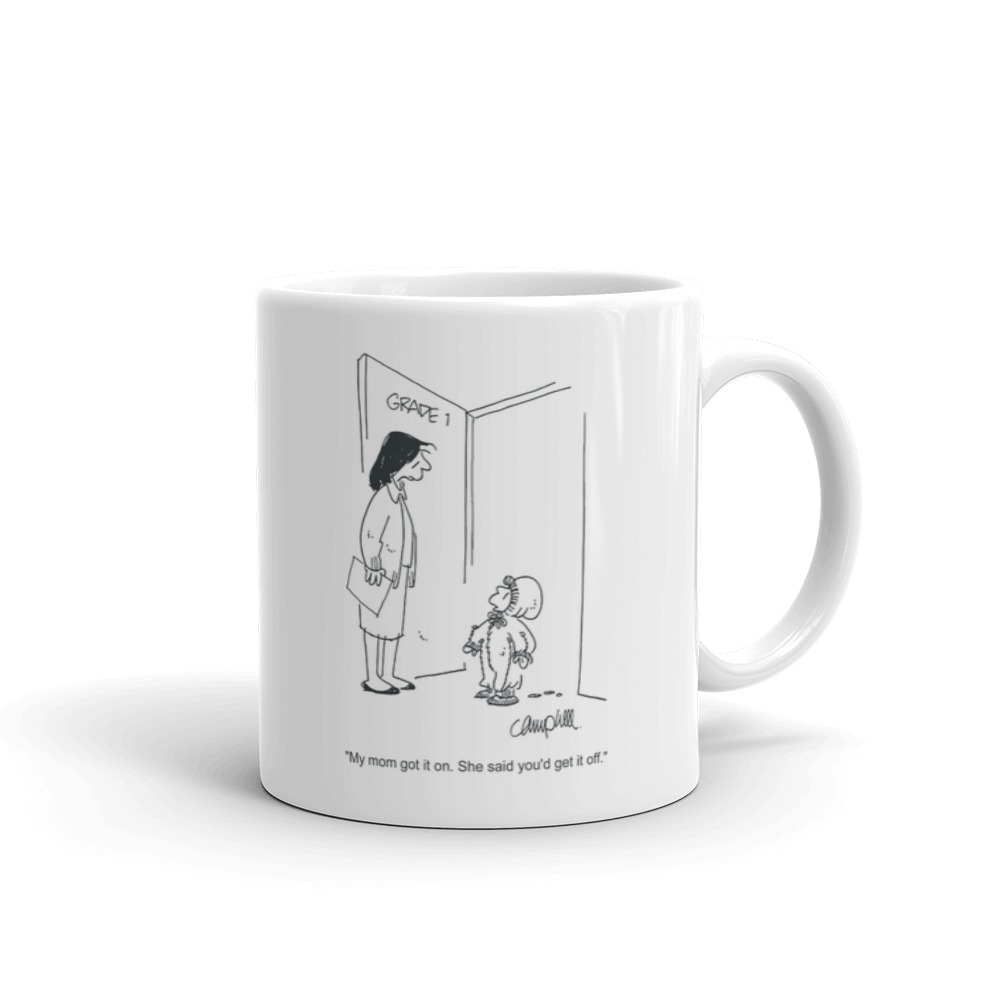 White Glossy Mug