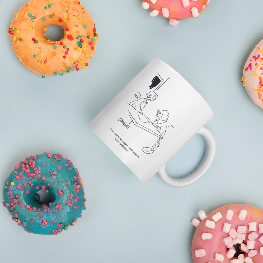 White Glossy Mug