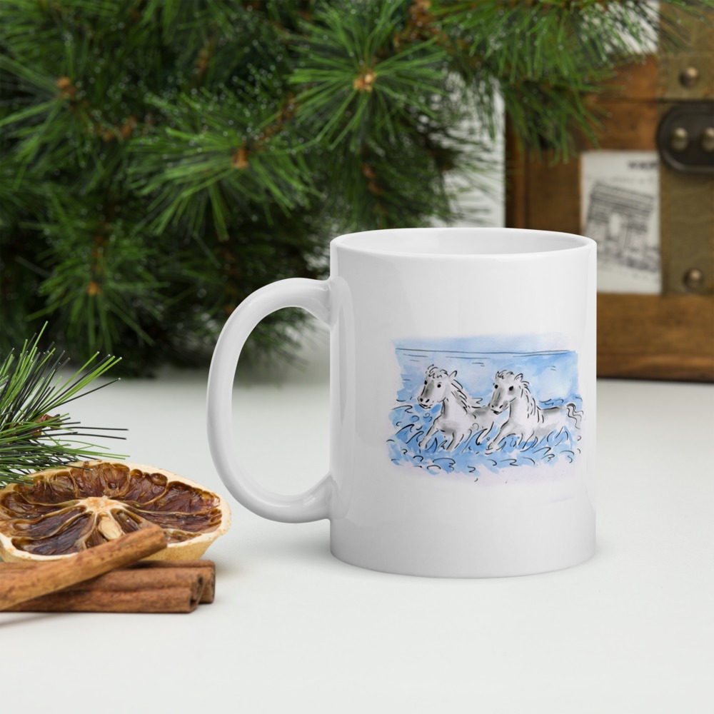 White Glossy Mug