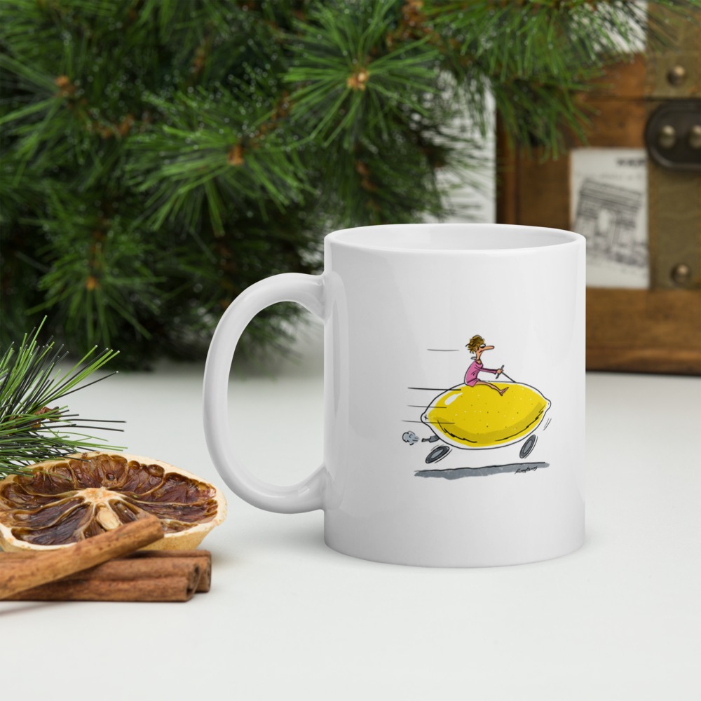 White Glossy Mug