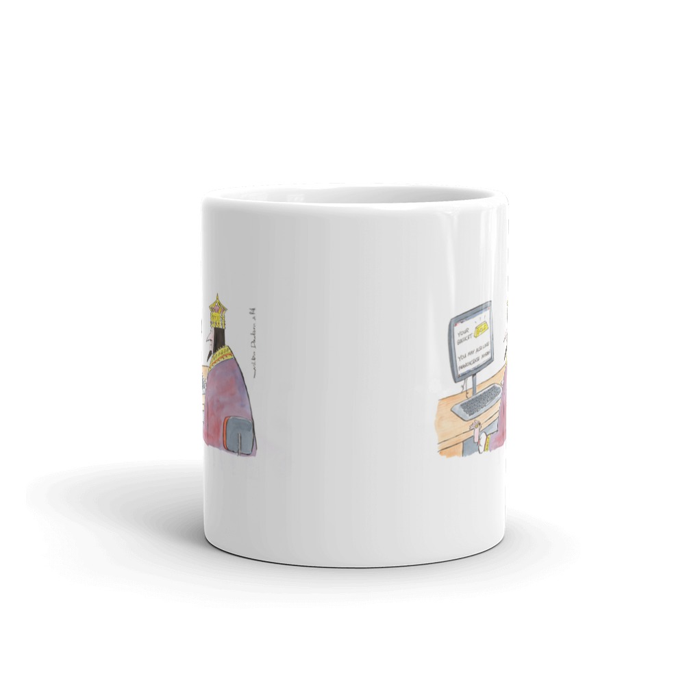 White Glossy Mug