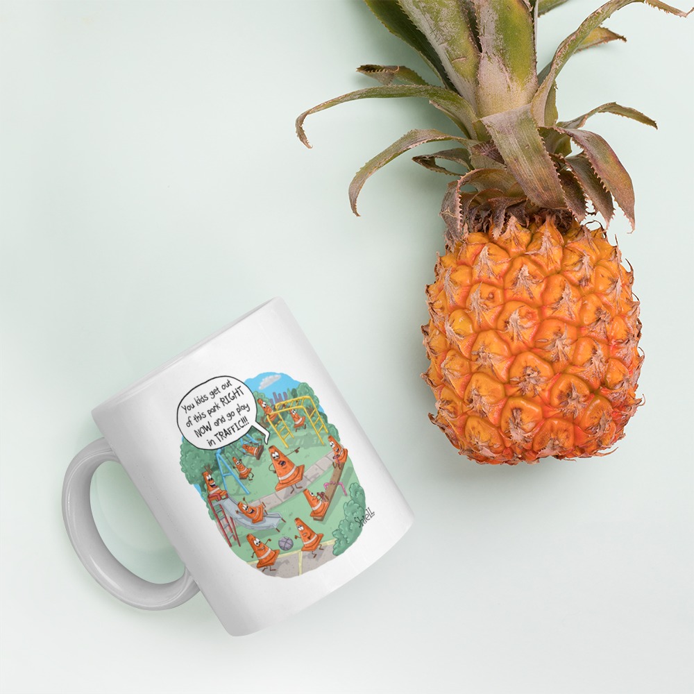White Glossy Mug