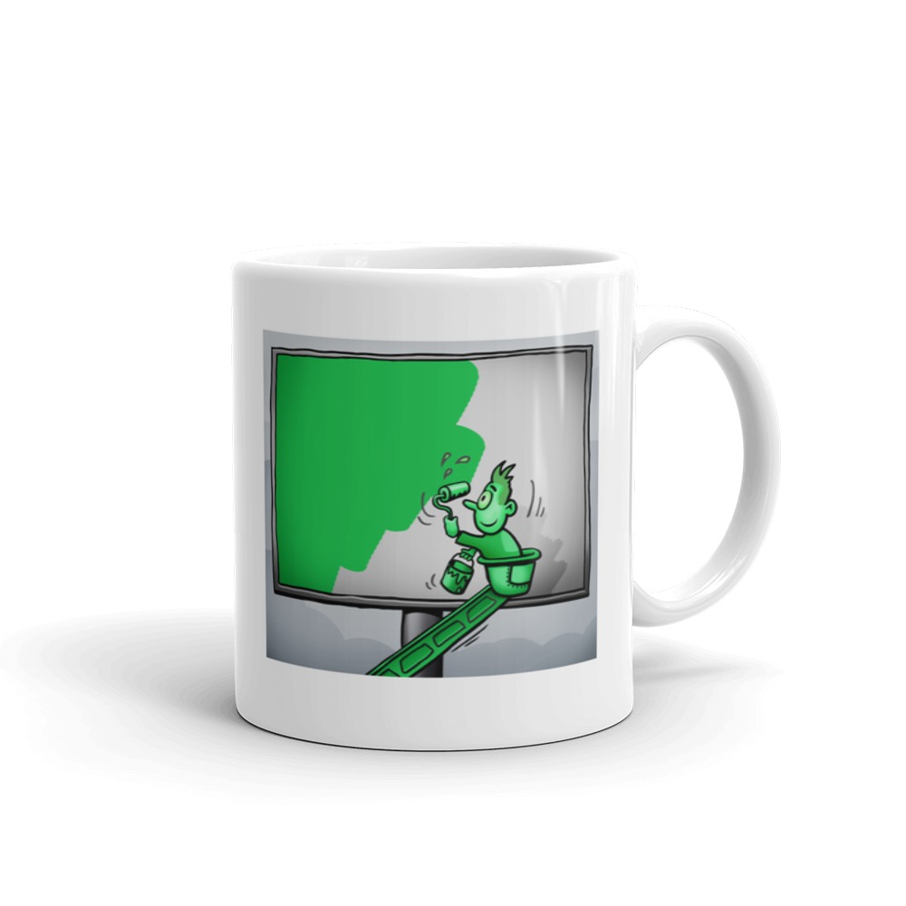 White Glossy Mug