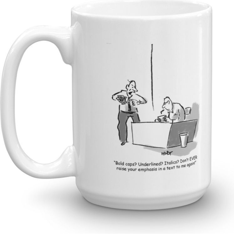 White Glossy Mug