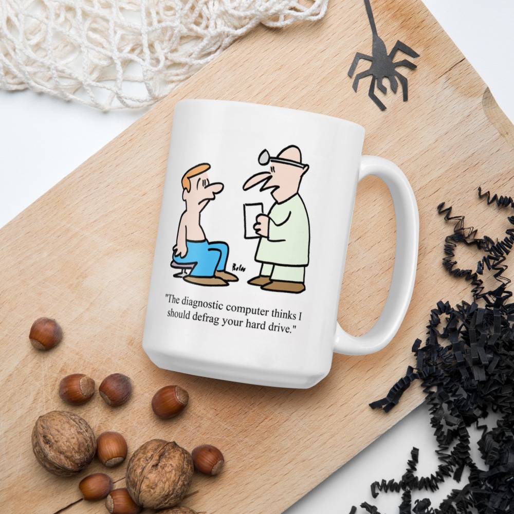 White Glossy Mug