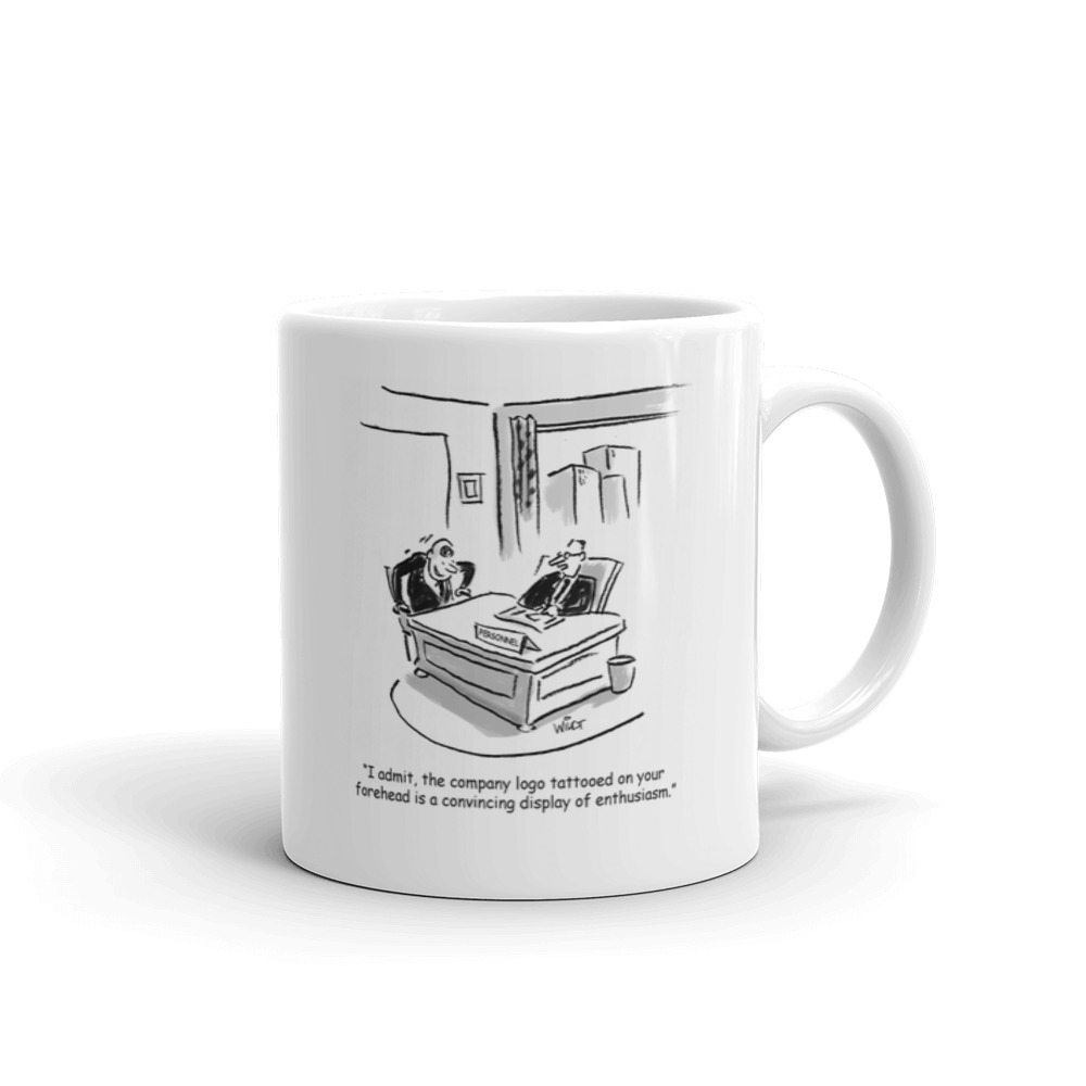 White Glossy Mug