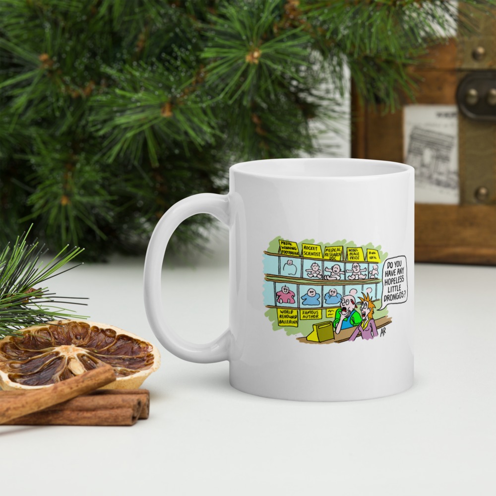 White Glossy Mug