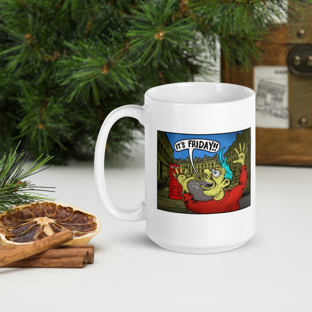 White Glossy Mug