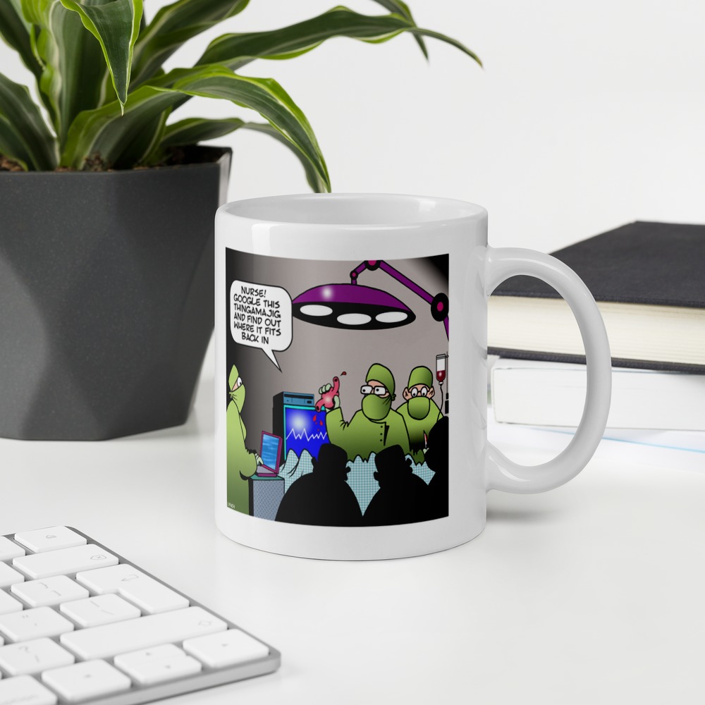 White Glossy Mug