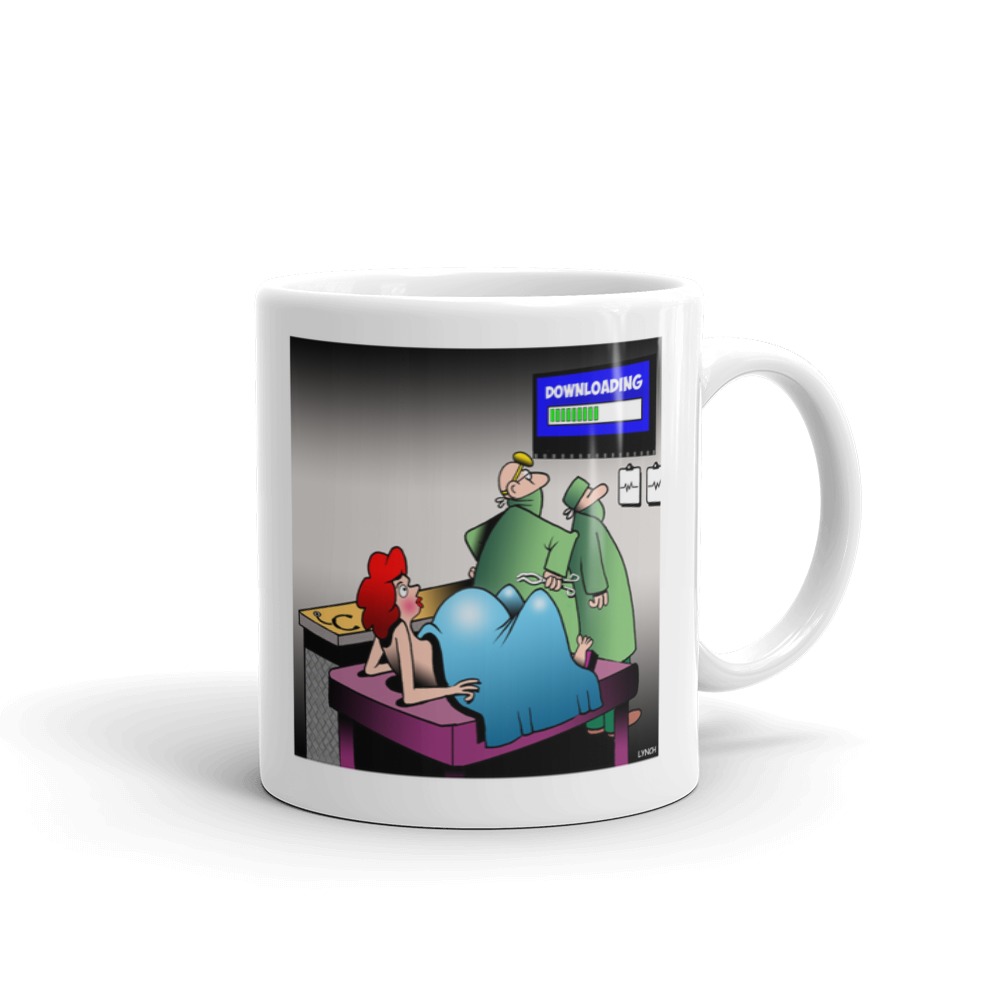White Glossy Mug