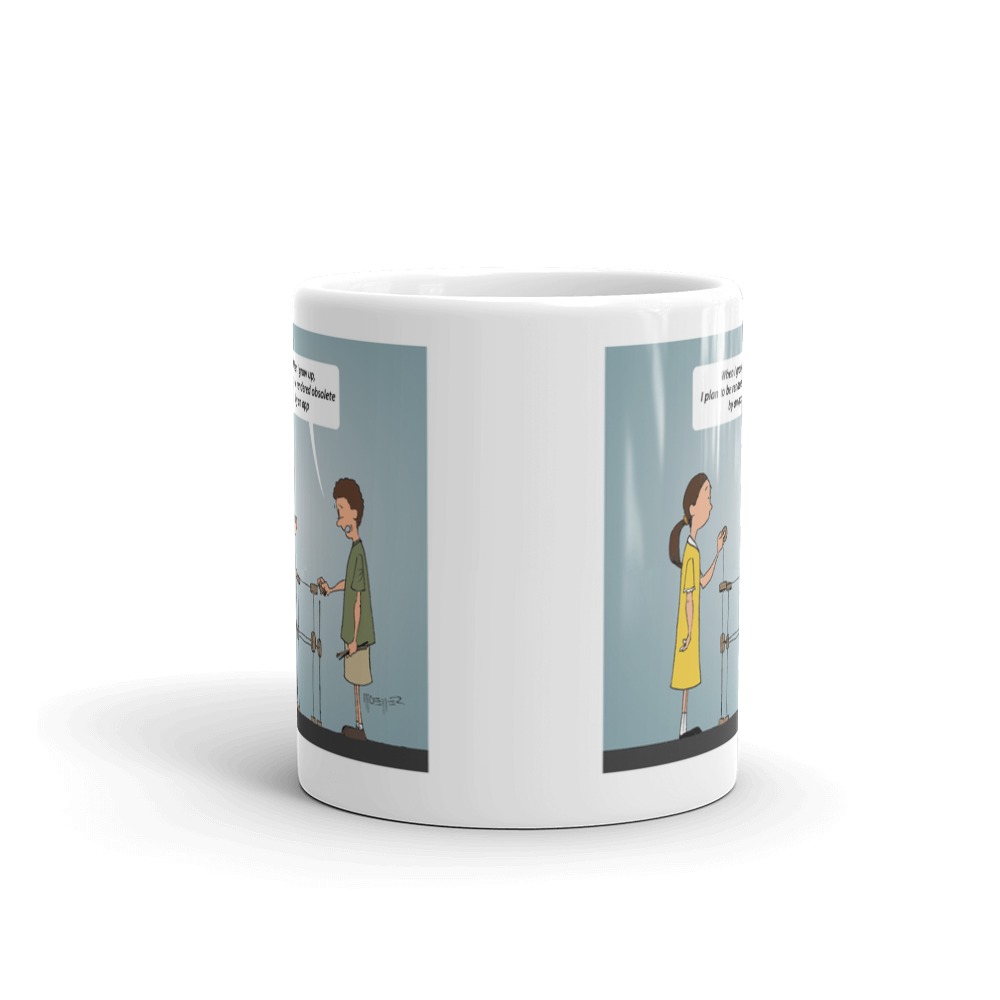 White Glossy Mug