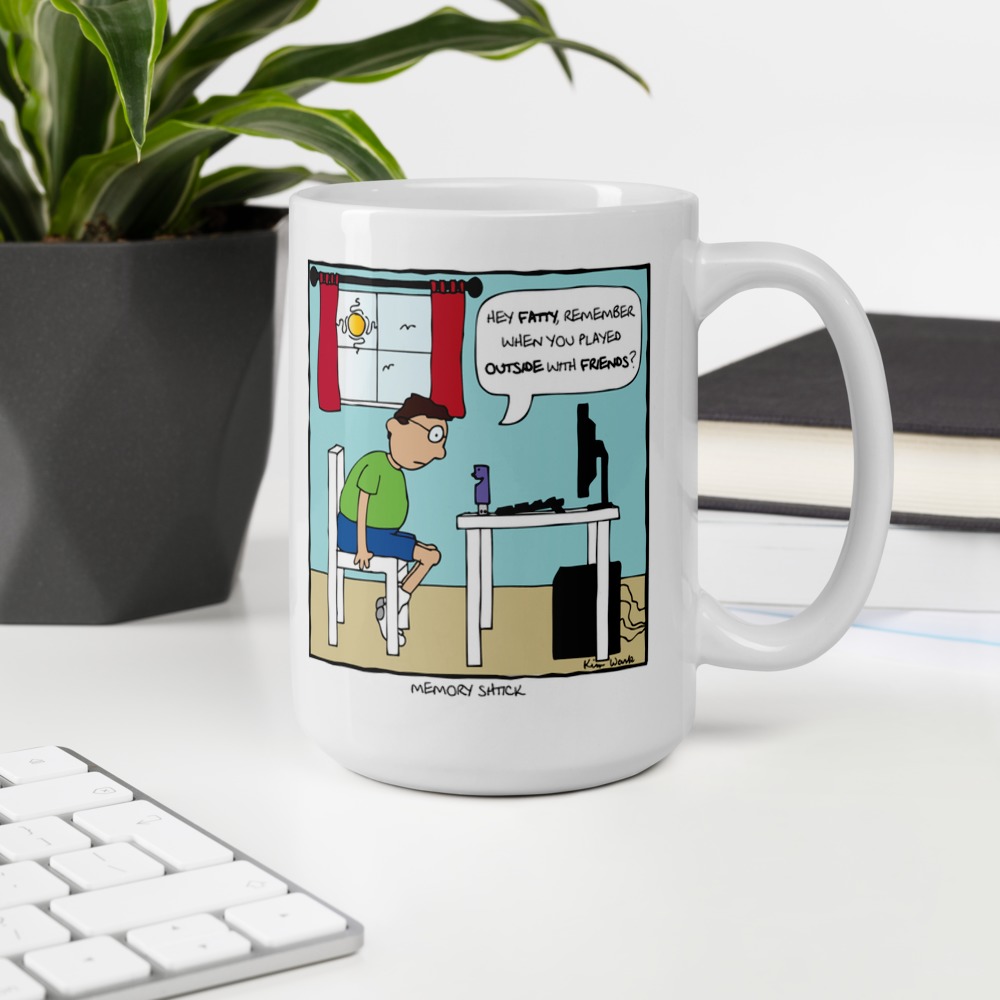 White Glossy Mug