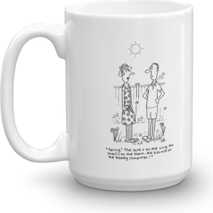 White Glossy Mug