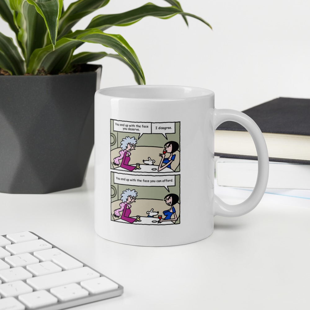 White Glossy Mug