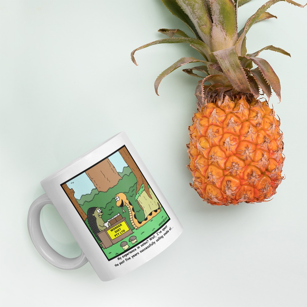 White Glossy Mug