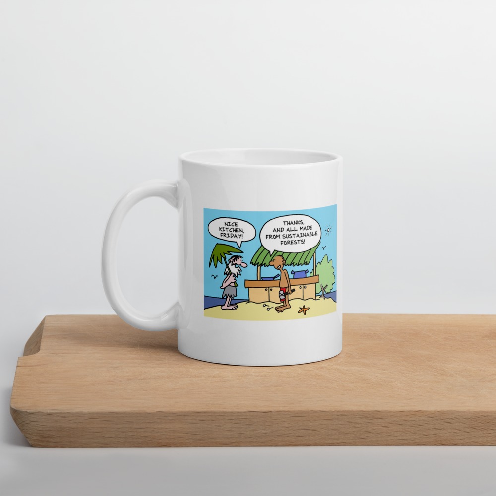 White Glossy Mug