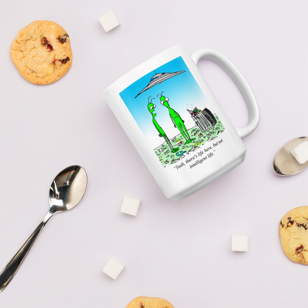 White Glossy Mug