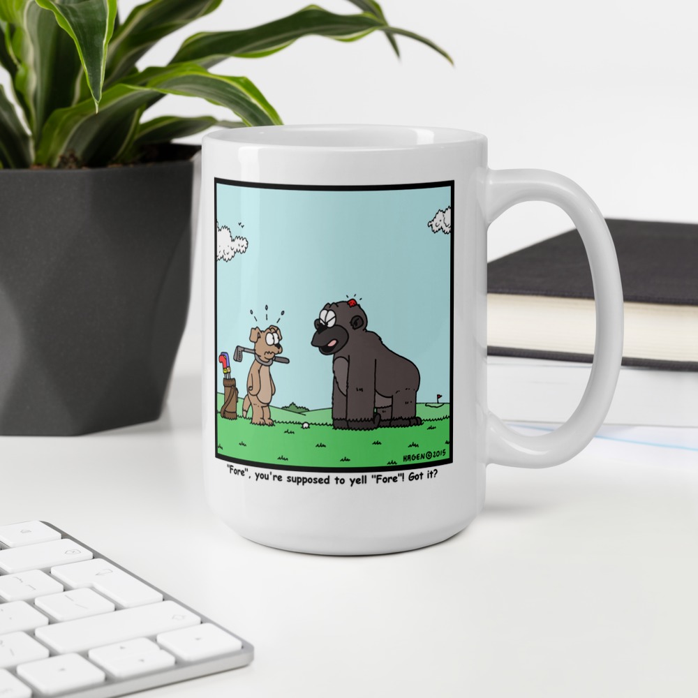 White Glossy Mug