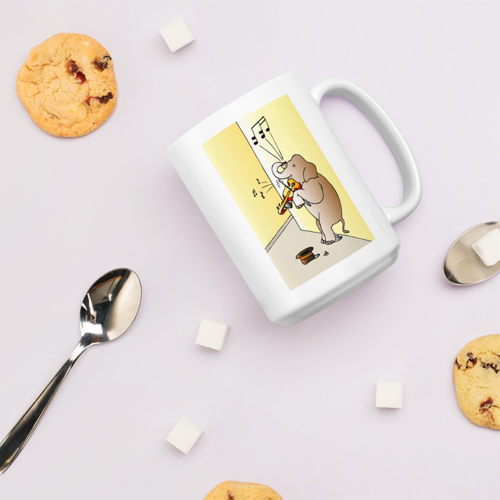 White Glossy Mug