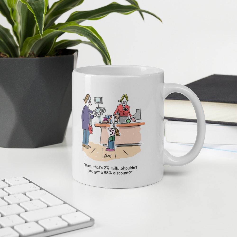 White Glossy Mug