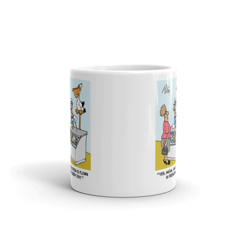 White Glossy Mug