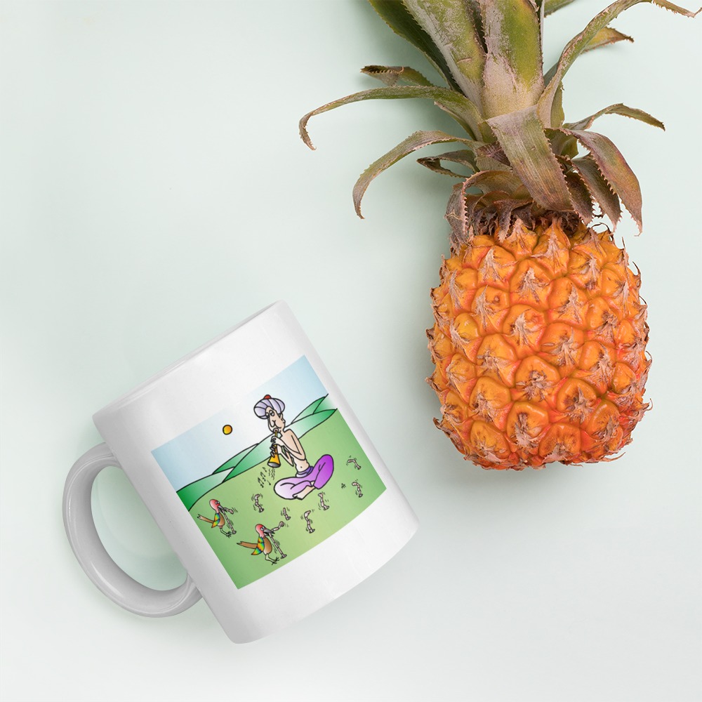 White Glossy Mug