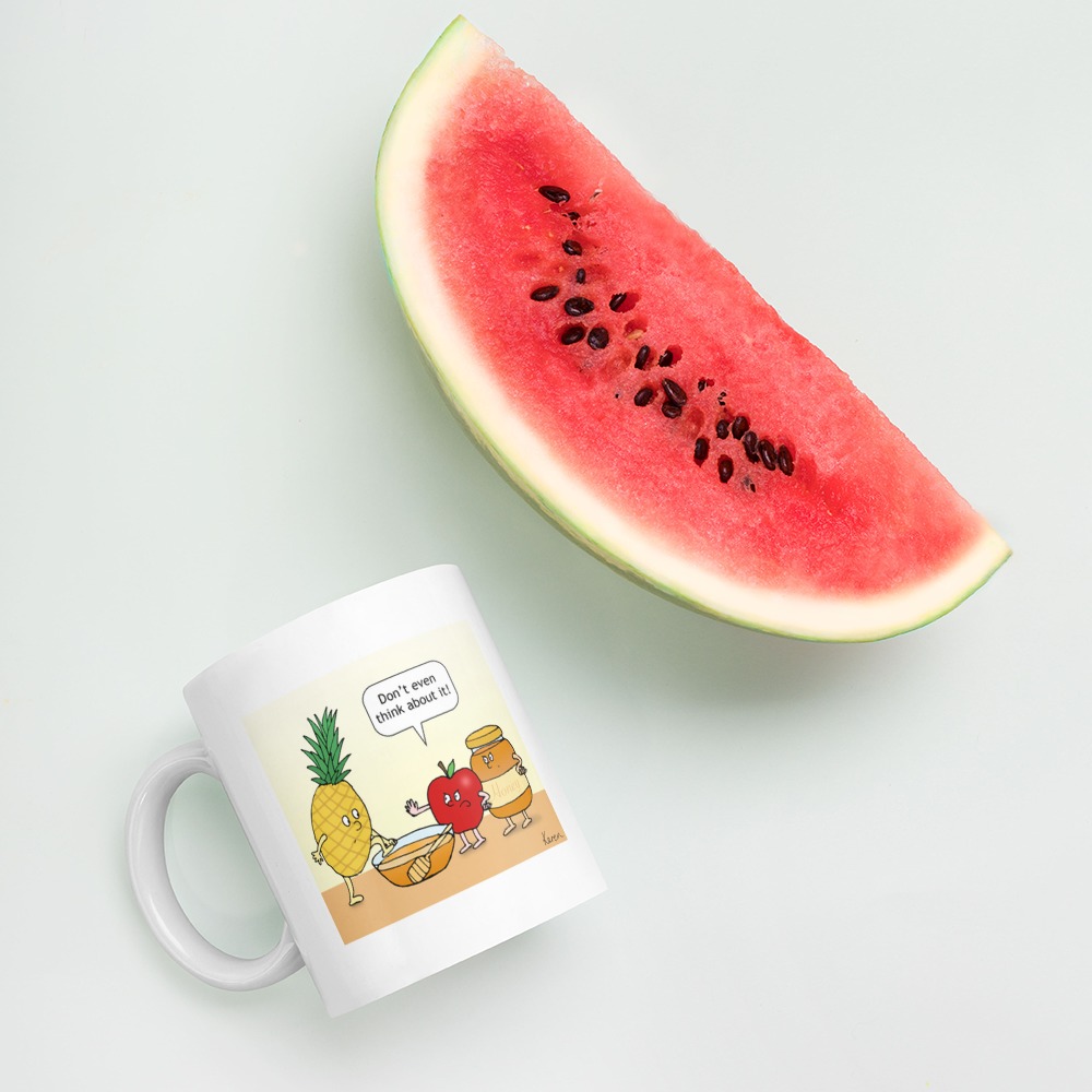 White Glossy Mug