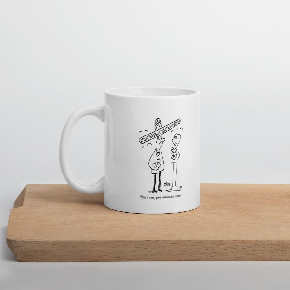 White Glossy Mug