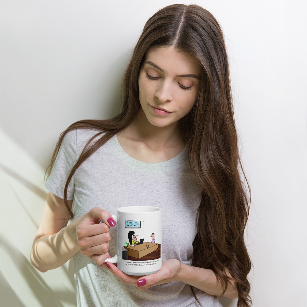 White Glossy Mug