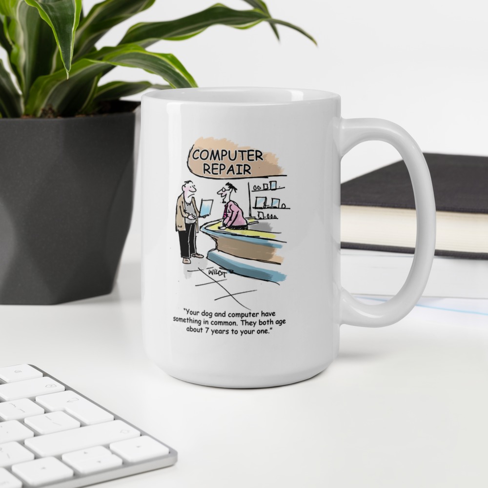 White Glossy Mug
