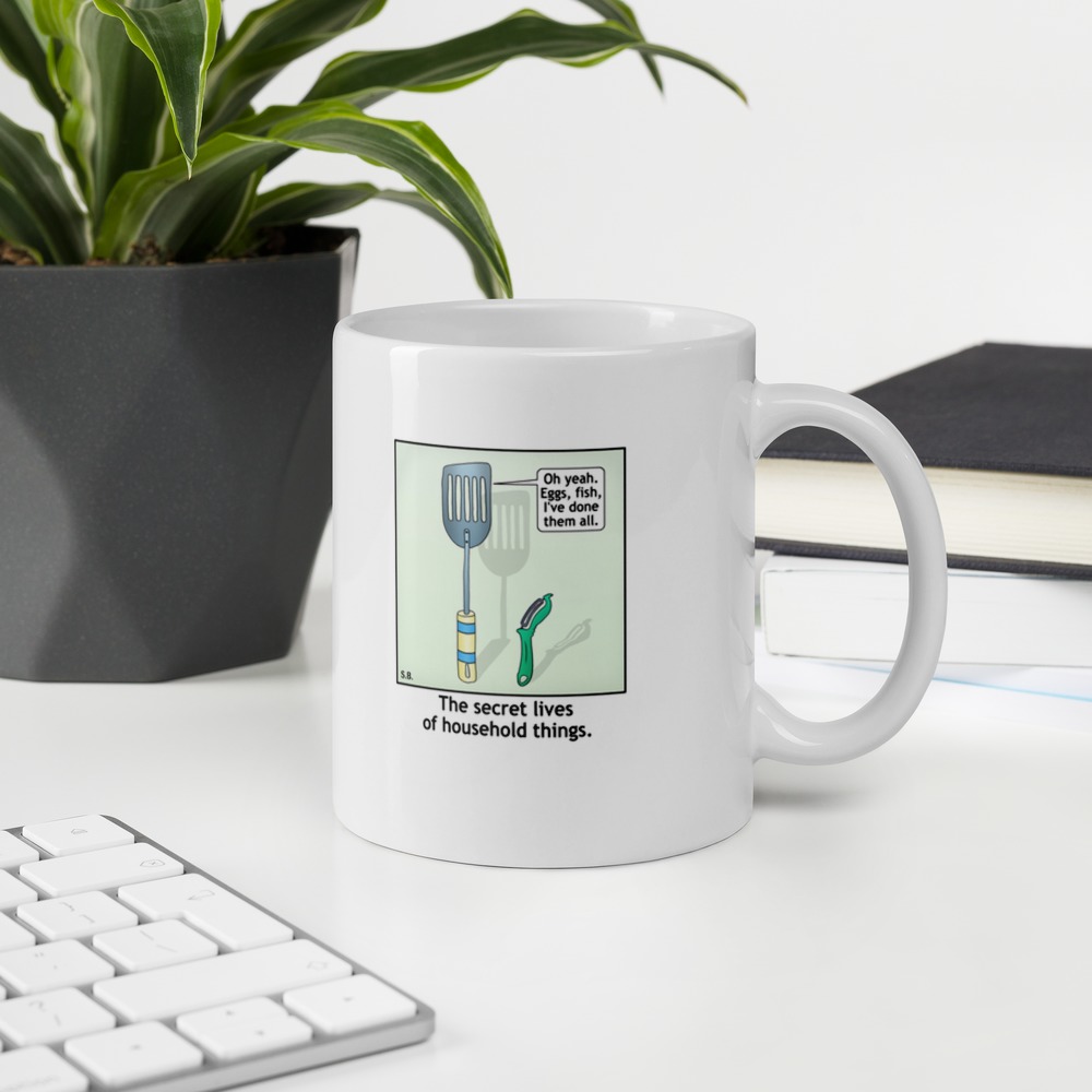 White Glossy Mug