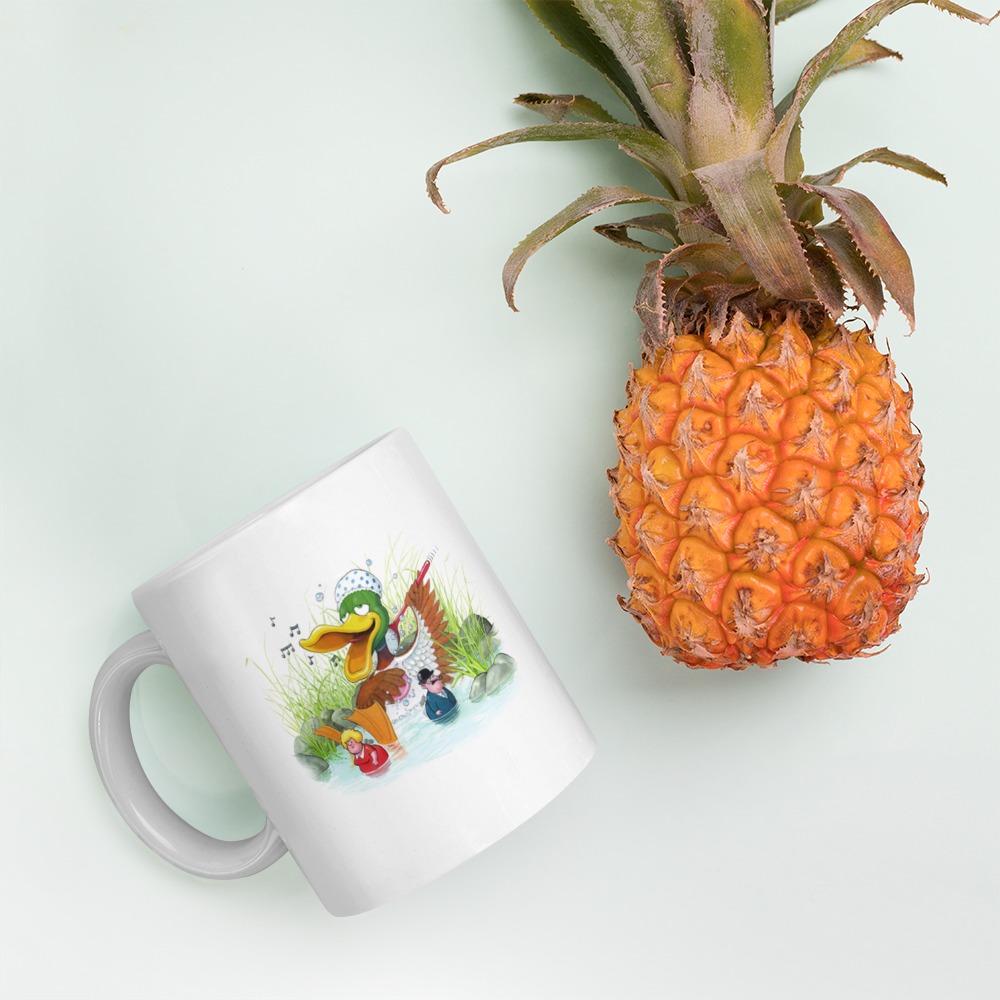 White Glossy Mug