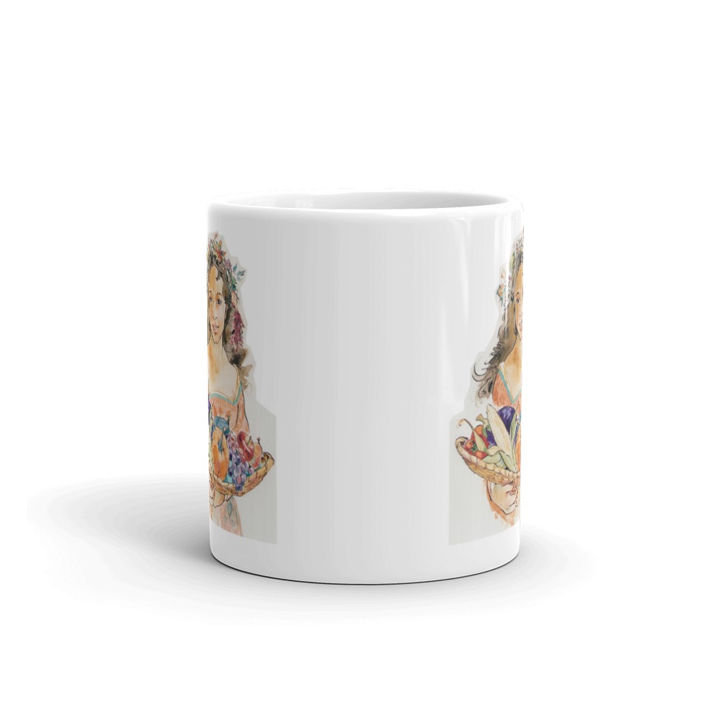 White Glossy Mug