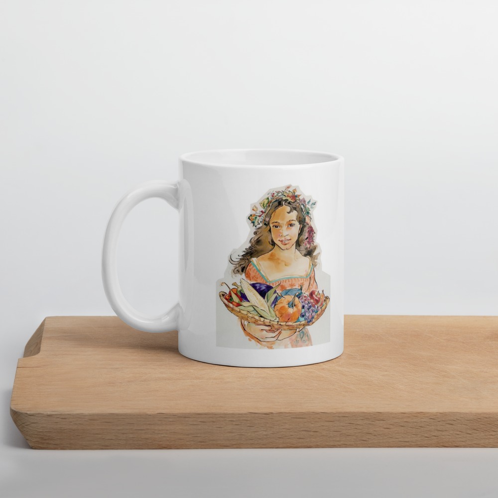White Glossy Mug