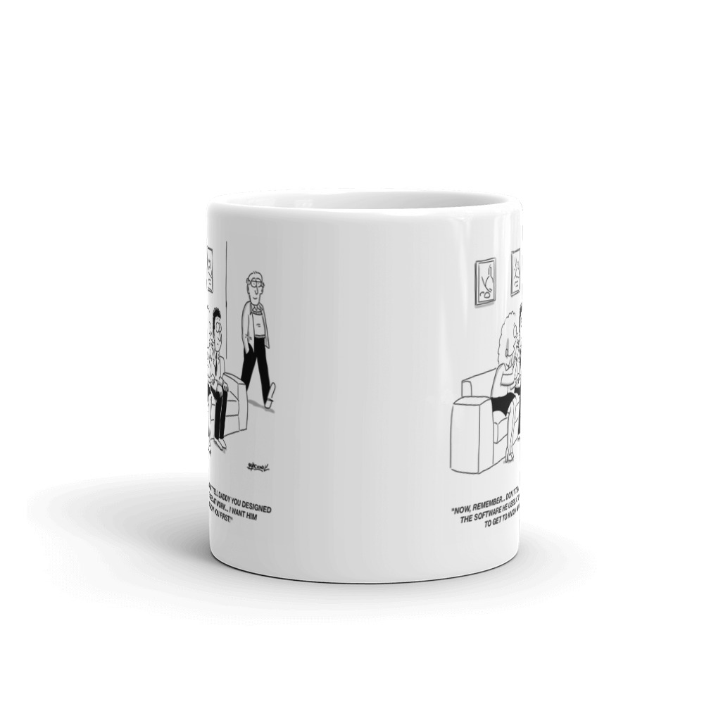 White Glossy Mug