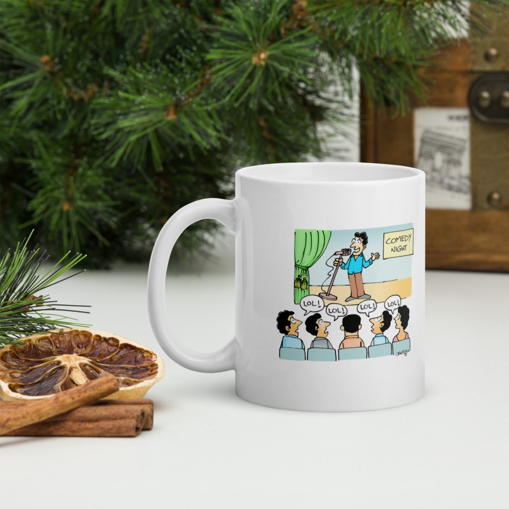White Glossy Mug