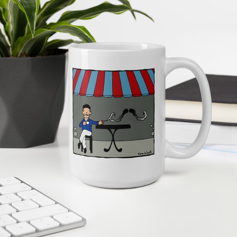 White Glossy Mug
