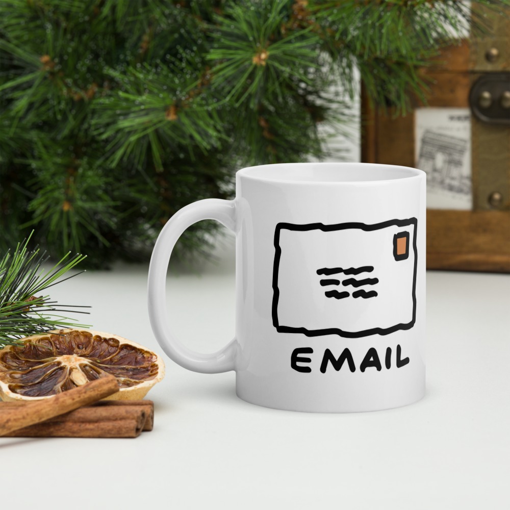 White Glossy Mug