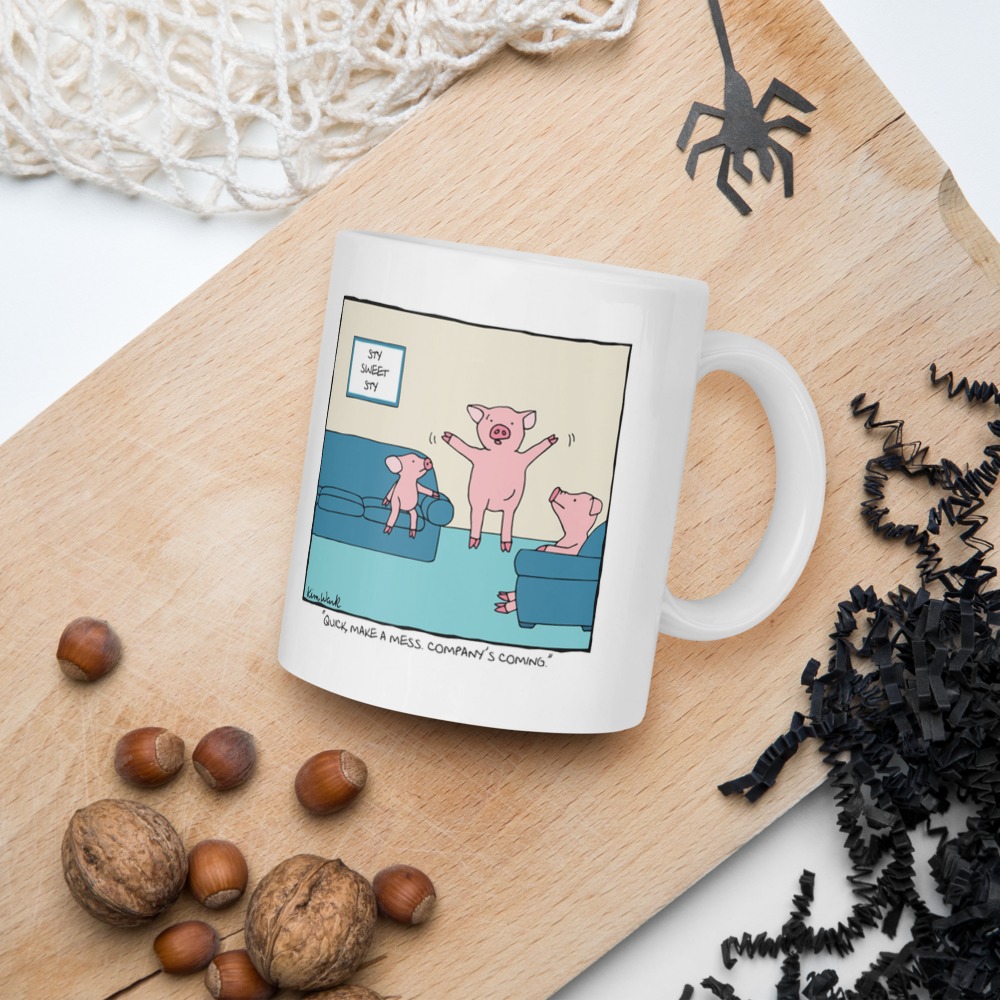 White Glossy Mug