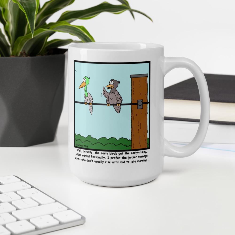 White Glossy Mug
