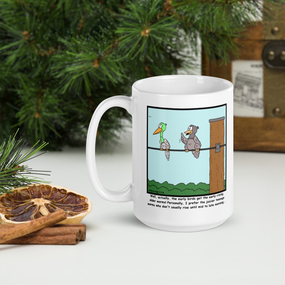 White Glossy Mug