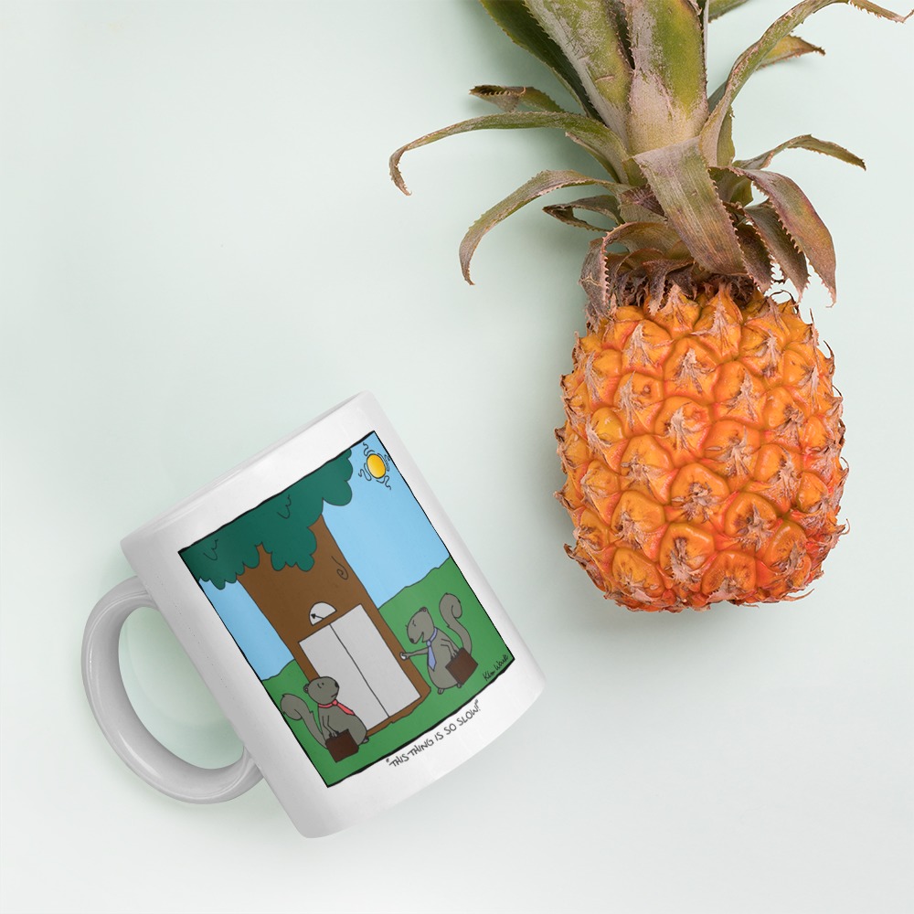 White Glossy Mug