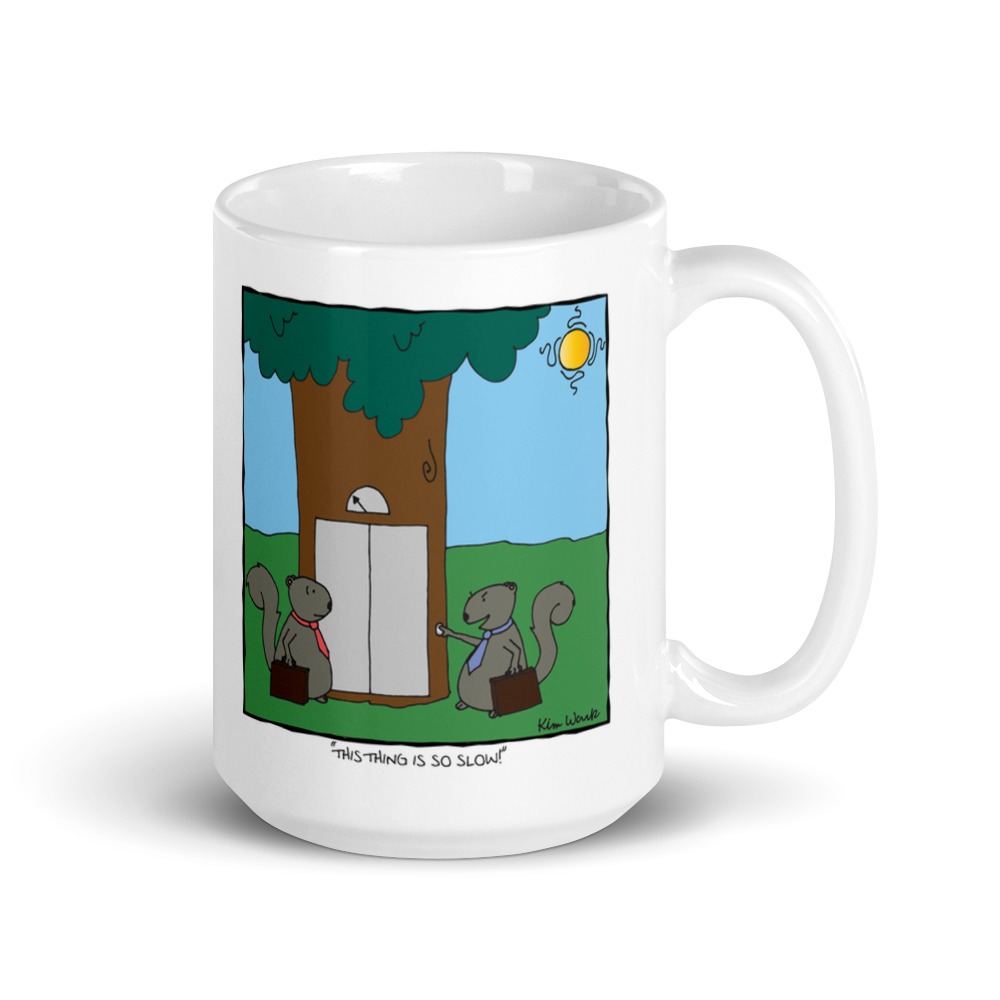 White Glossy Mug