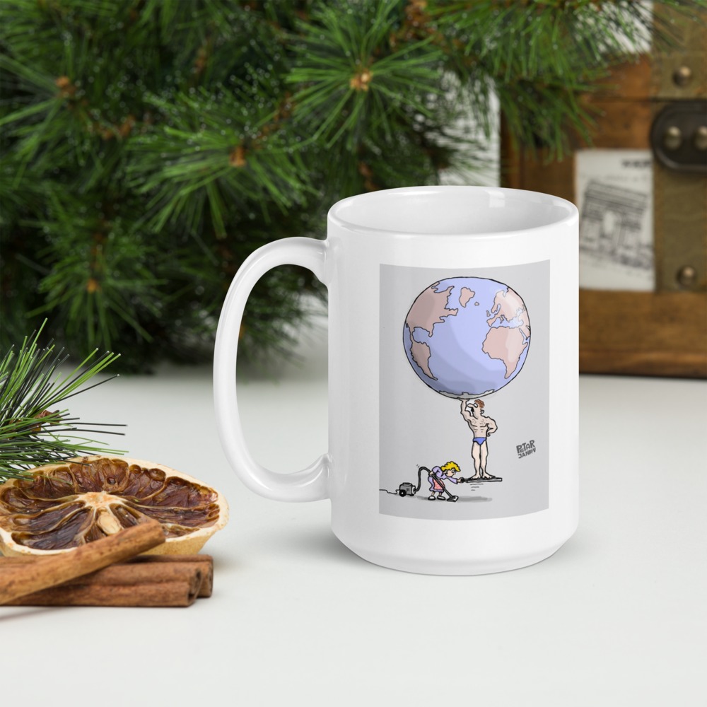 White Glossy Mug