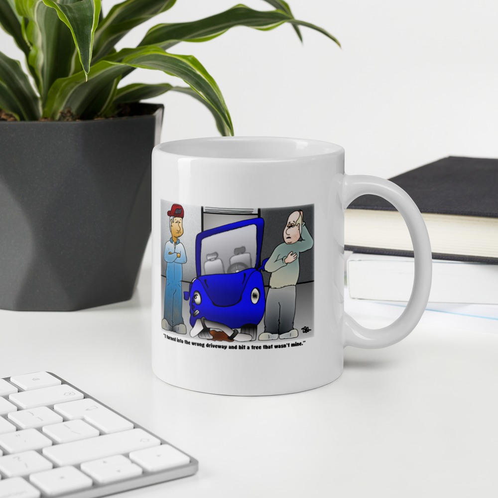 White Glossy Mug