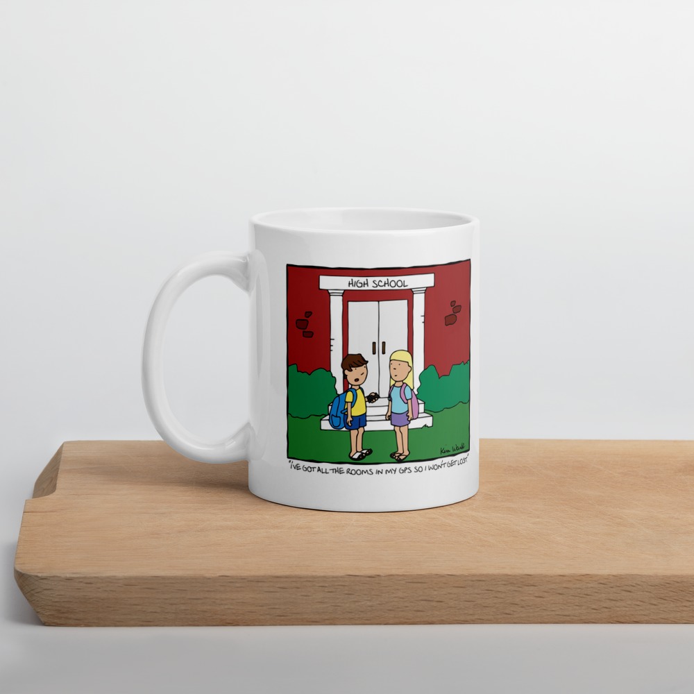 White Glossy Mug
