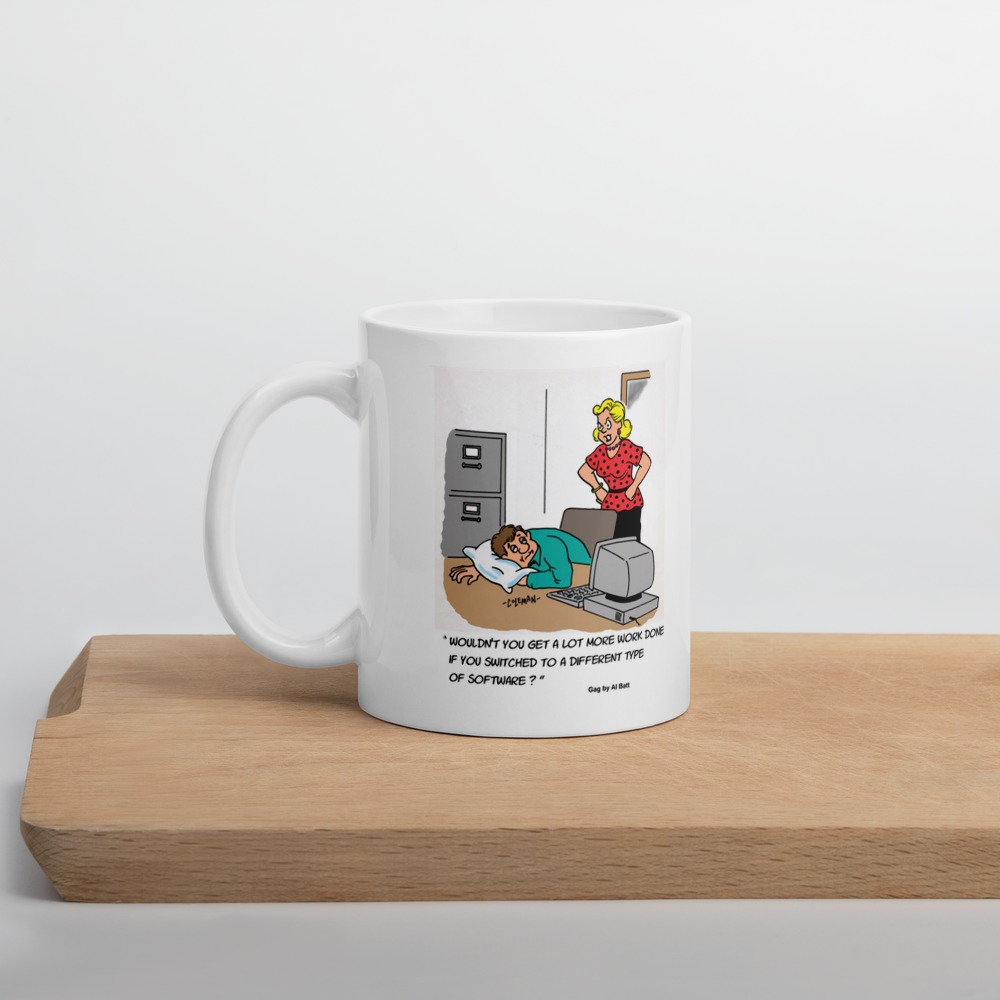 White Glossy Mug